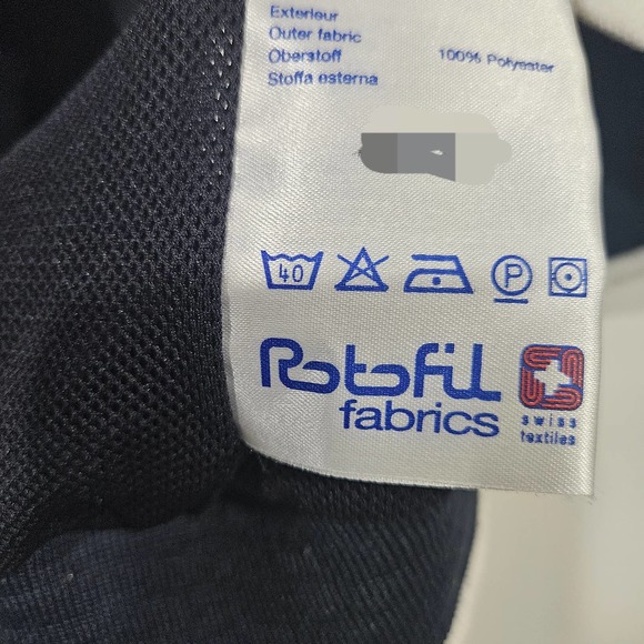 Cutter & Buck Jim Beam Vintage Blue White Sleeveless Vest Windbreaker Size Large - Picture 5 of 11